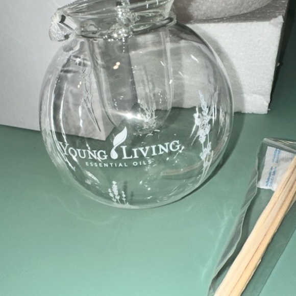 3 Brand new Glass diffuser ornaments for essential oils. Young Living branded. - Picture 1 of 3